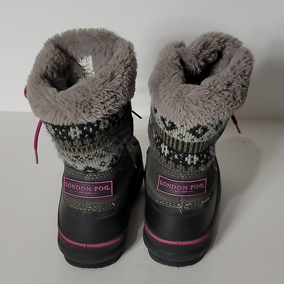 London Fog Girls Tottenham Duck Boots Winter Snow - Picture 4 of 10